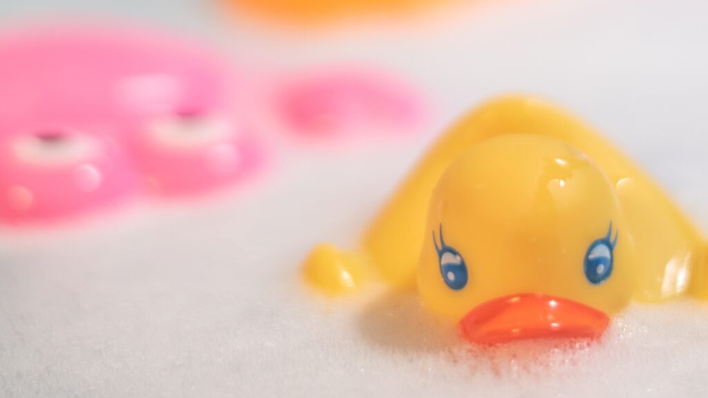 Rubber Duck in Bubble Bath