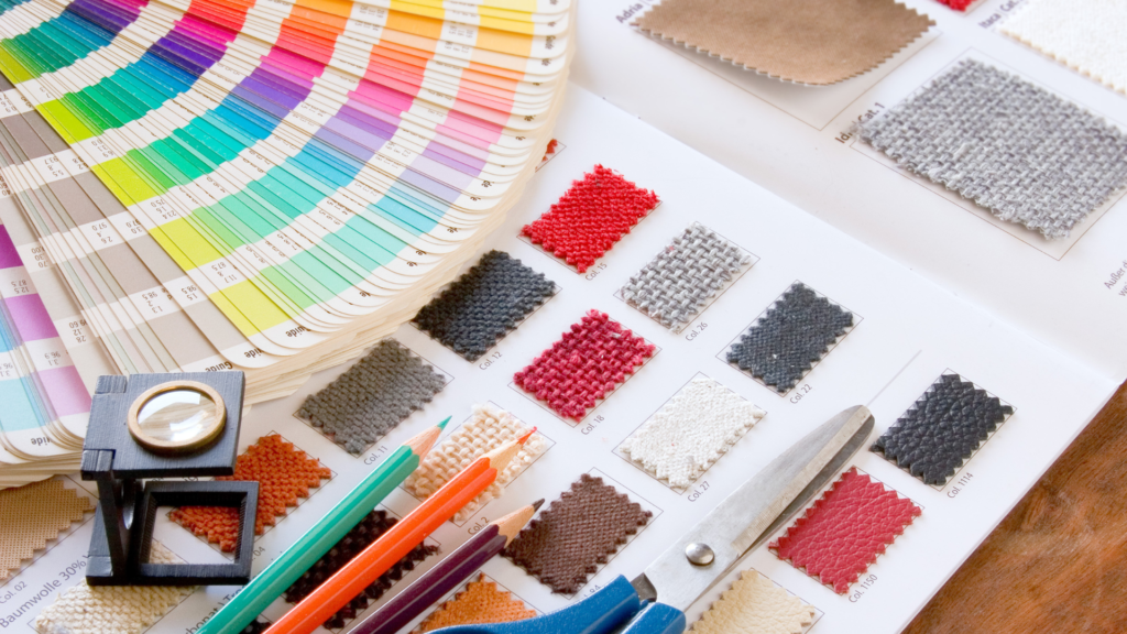 Creative fabric swatches for designers and patternmakers